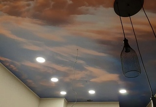 Готовых натяжных потолков с фотопечатью