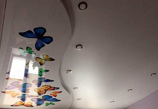 Готовых натяжных потолков с фотопечатью