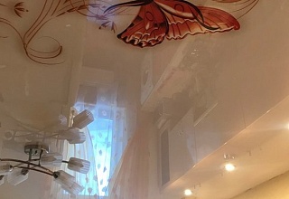 Готовых натяжных потолков с фотопечатью